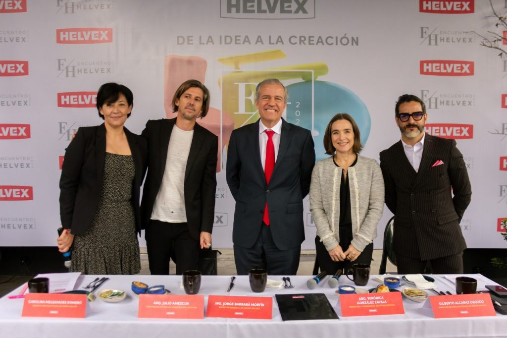 Carolina Melquiadez, Arq. Julio Amezcua, Jorge Barbará Morfín, Verónica González y Gilberto Alcaraz