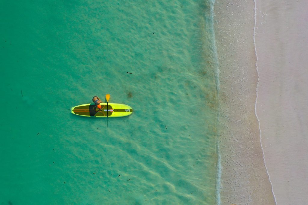 Paddle Board en playa el cuyo en Yucatan
